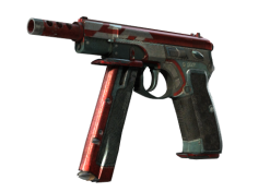 CZ75-Auto | Red Astor (Battle-Scarred)