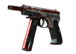 CZ75-Auto | Red Astor (Minimal Wear)