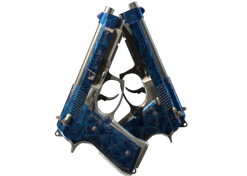 Dual Berettas | Cobalt Quartz (Field-Tested)