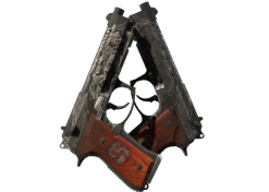 Dual Berettas | Dualing Dragons (Battle-Scarred)