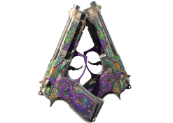 Dual Berettas | Flora Carnivora (Battle-Scarred)