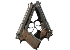 Dual Berettas | Oil Change (Battle-Scarred)