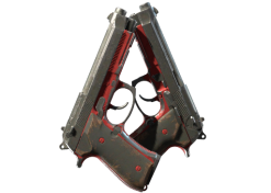 Dual Berettas | Panther (Battle-Scarred)