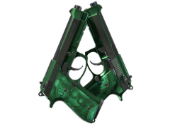 Dual Berettas | Polished Malachite (Factory New)