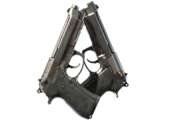 Dual Berettas | Rose Nacre (Battle-Scarred)